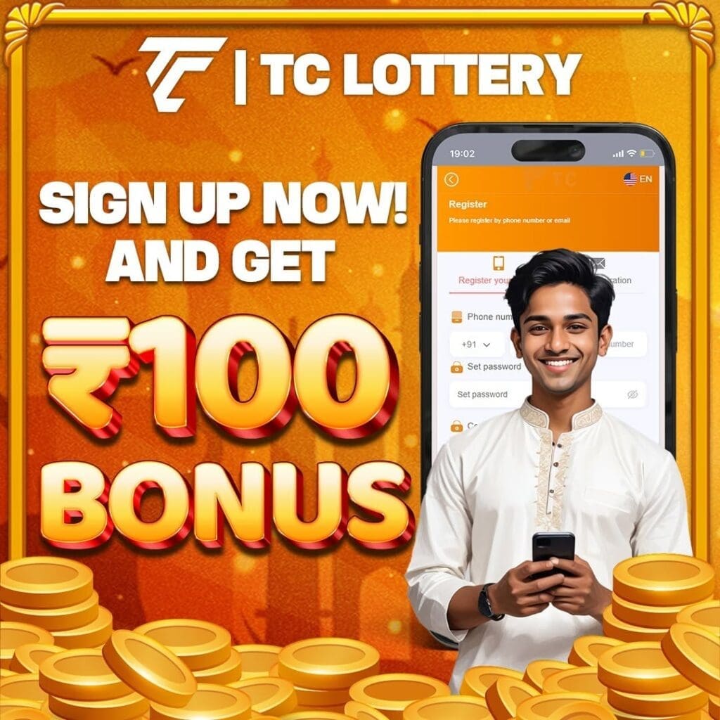 A user-friendly guide to signing up and playing on the TC Lottery App with easy deposit options.